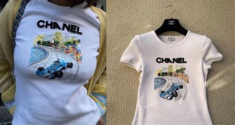 chanel formula one shirt|chanel f1 tees price.